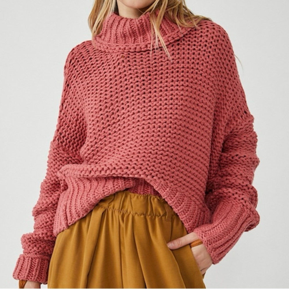 Free People My Only Sunshine Sweater XS Oversized